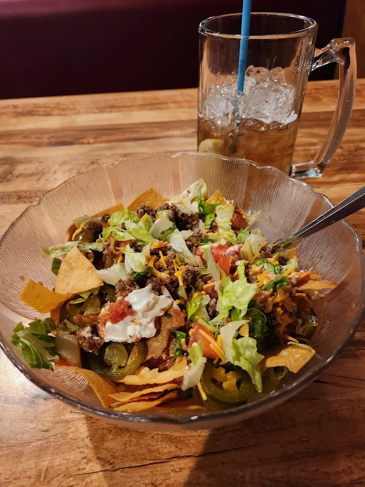 Taco Salad & Long Island Iced Tea